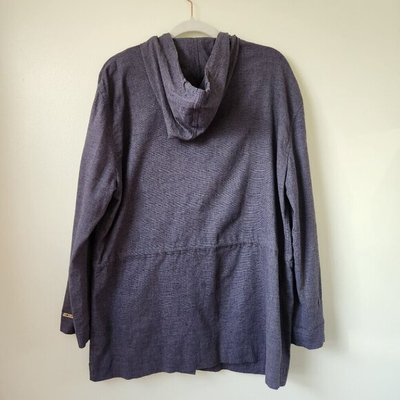 St. John Sport Linen Blend Jacket Pant Set - Picture 7 of 11